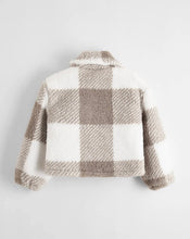 Load image into Gallery viewer, Plaid Teddy Jacket
